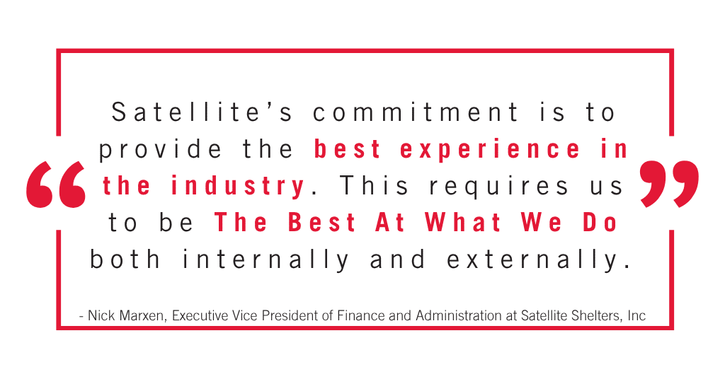 The Best At What We Do | Satellite Shelters Core Values